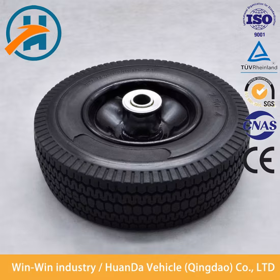 PU 4.00-8 PU Foam Wheelbarrow Wheel for Golf Trolley Cart
